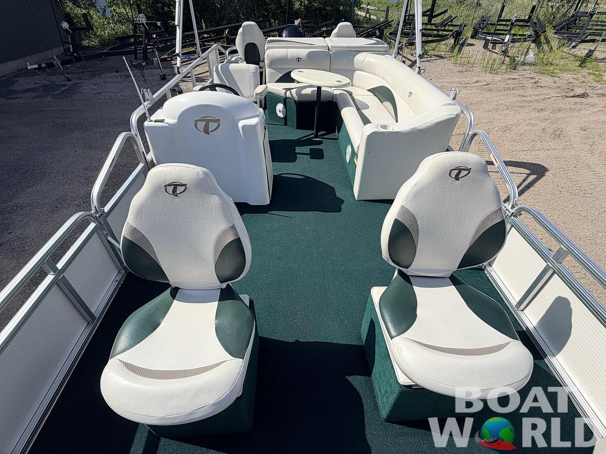 Used 2008 Tahoe Pontoons 22 Fish 'N Fun & (2021) 90HP Mercury 4Stroke EFI -$17,995