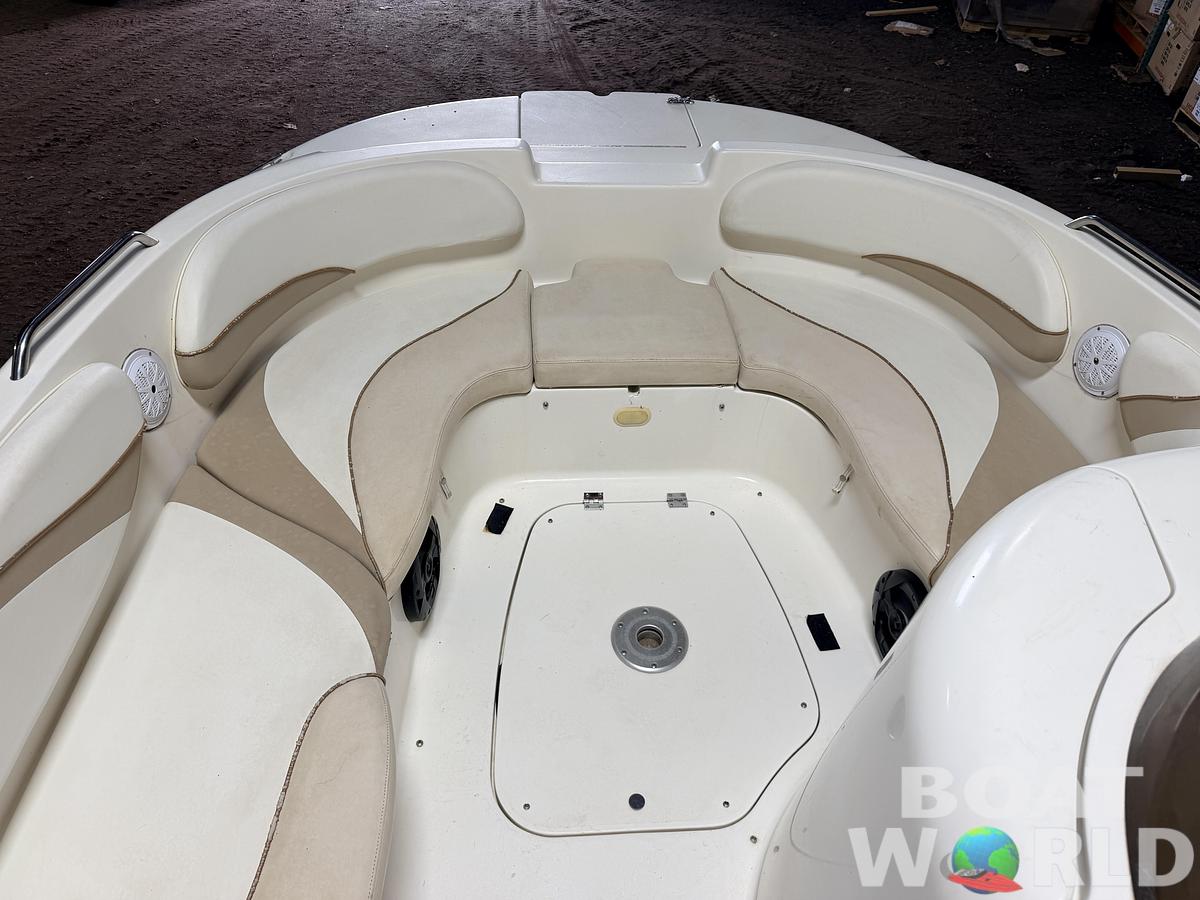Used 2003 Glastron DX215 Deck Boat & 220HP 5.0L Volvo/Penta with Tandem Axle Trailer -$9,995
