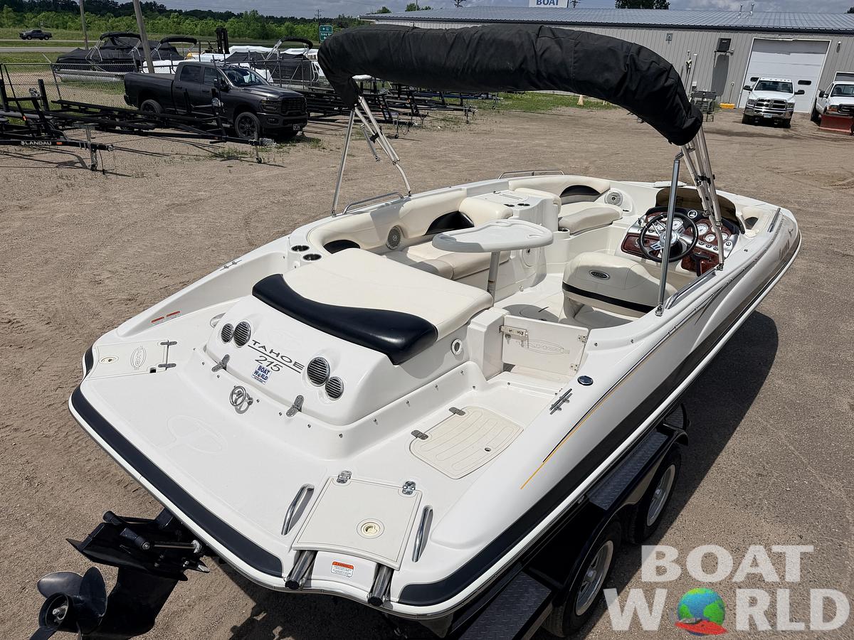 Used 2011 Tahoe 215 Xi Deck Boat & 220HP Mercruiser V8 -$17,995