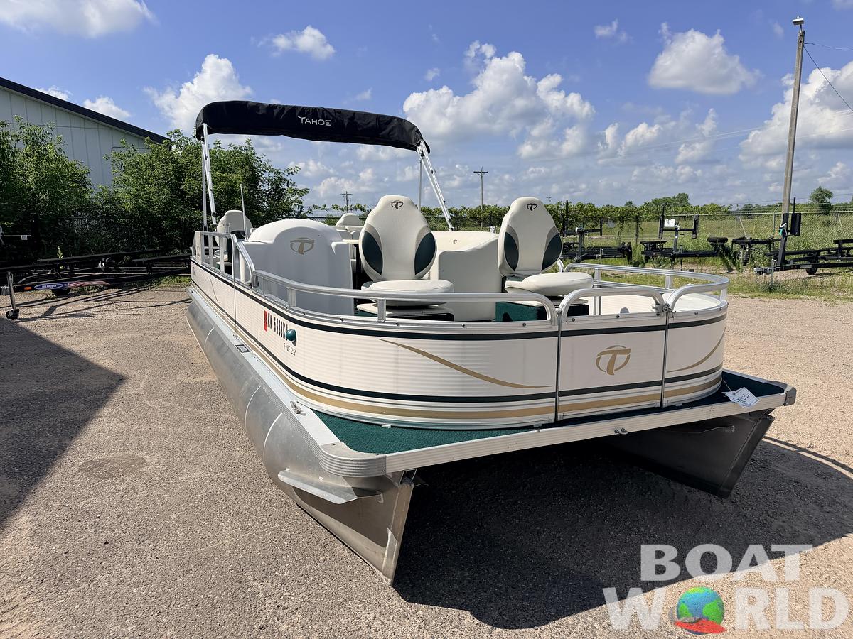 Used 2008 Tahoe Pontoons 22 Fish 'N Fun & (2021) 90HP Mercury 4Stroke EFI -$17,995