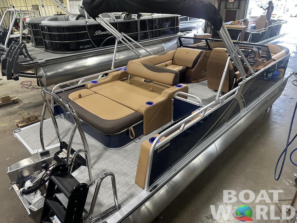 2025 Tahoe Pontoons LTZ 2385 Swingback (VRB) Windshield Tritoon & Honda 4-Stroke EFI