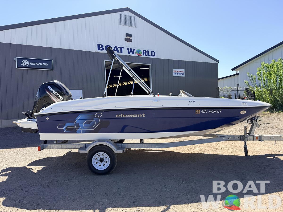 Used 2018 Bayliner Element E18 & 90HP Mercury 4Stroke