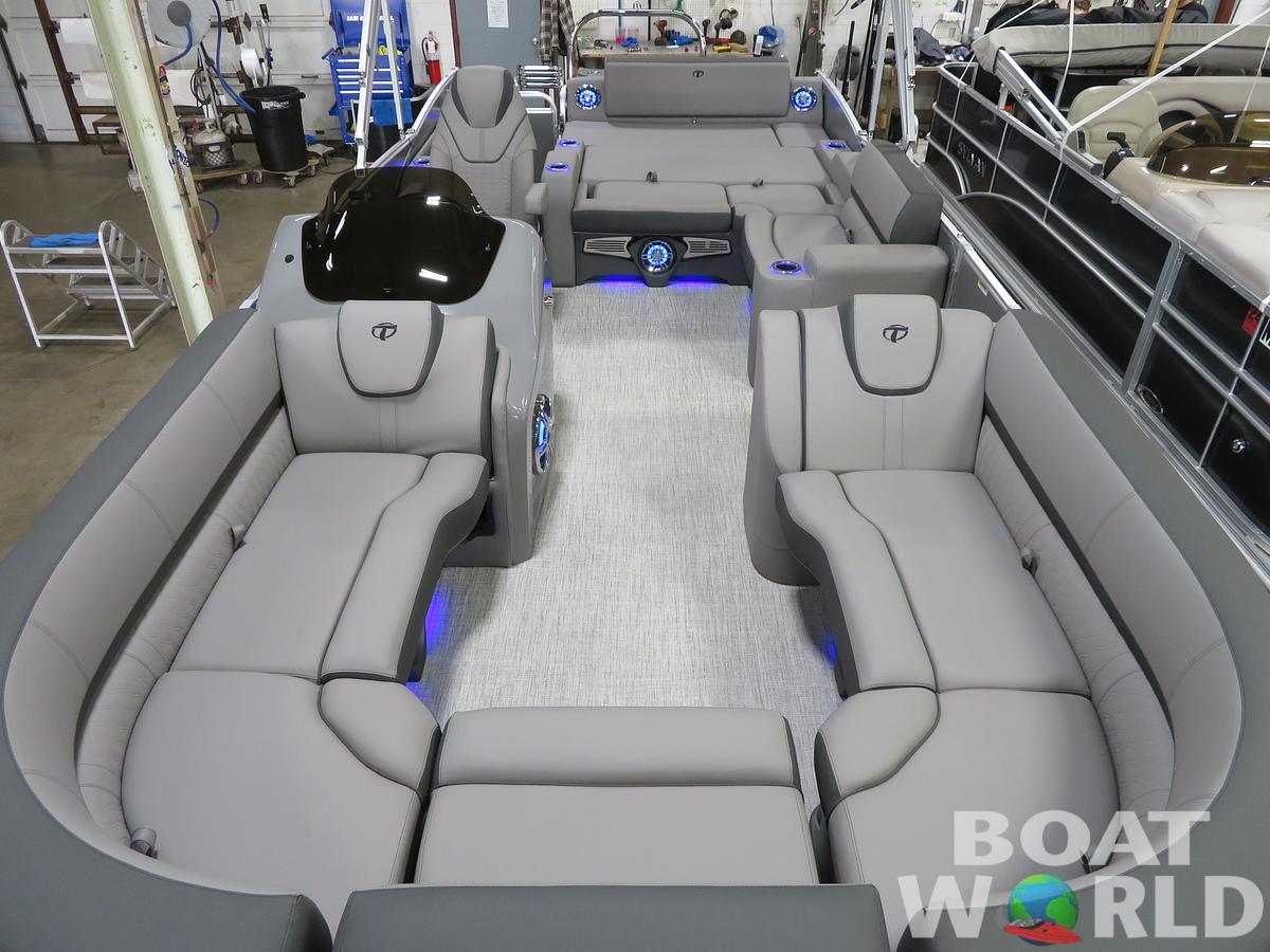 2024 Tahoe Pontoons Cascade 2385 VRL Swingback & Honda 140HP 4-Stroke EFI