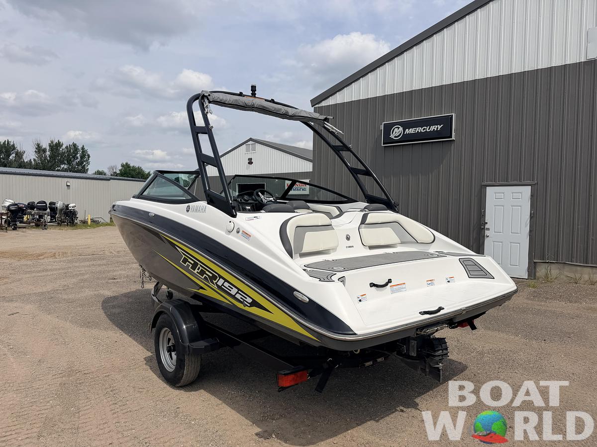 Used 2016 Yamaha AR192 Jet Boat 210HP Supercharged 1.8L & Single Axle Trailer -$29,995