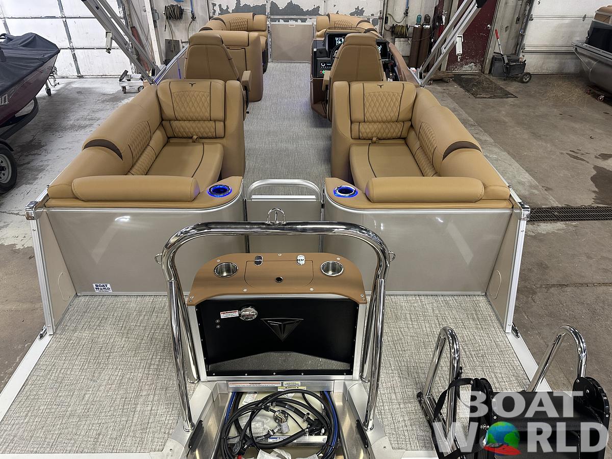 2025 Tahoe Pontoons Cascade 2385 Quad Lounge & Honda 4-Stroke EFI