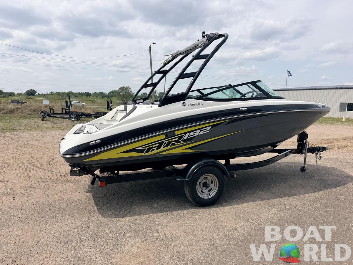 Used 2016 Yamaha AR192 Jet Boat 210HP Supercharged 1.8L & Single Axle Trailer -$29,995