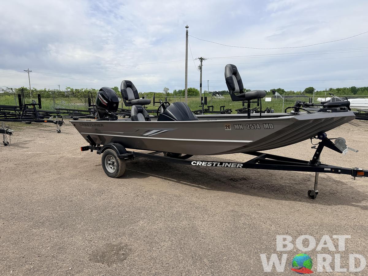 Used 2021 Crestliner 1700 Ridge & 40HP Mercury 4Stroke - $15,995