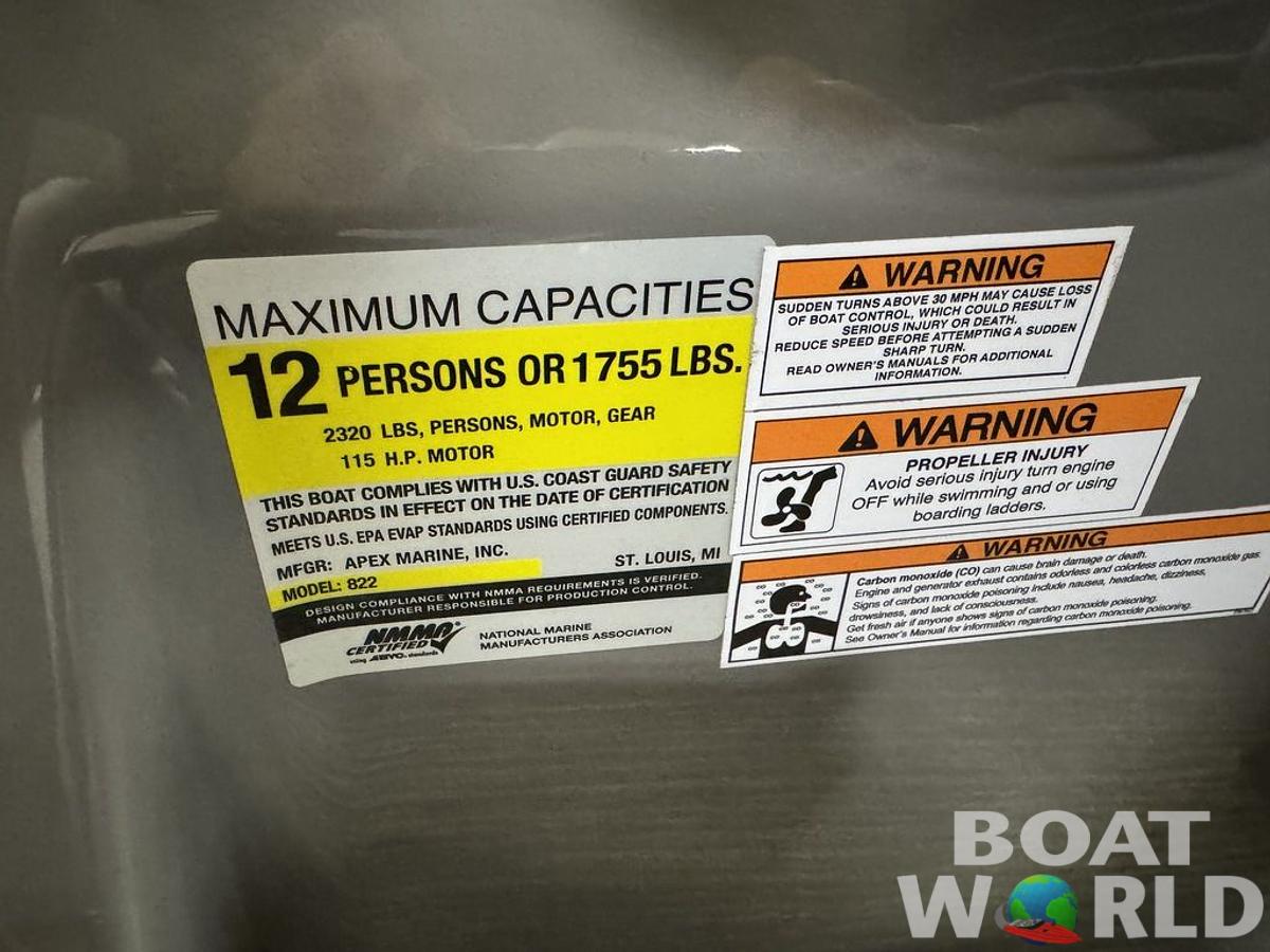 Used 2023 Qwest Pontoons 822 E-Class RLS LT Pontoon