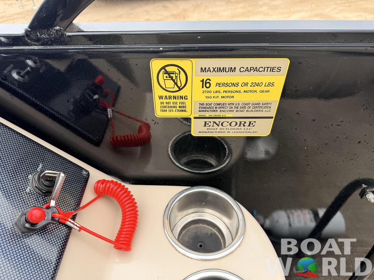 Used 2018 Bentley Encore 240 Cruise SE & 150HP Mercury 4Stroke -$29,995