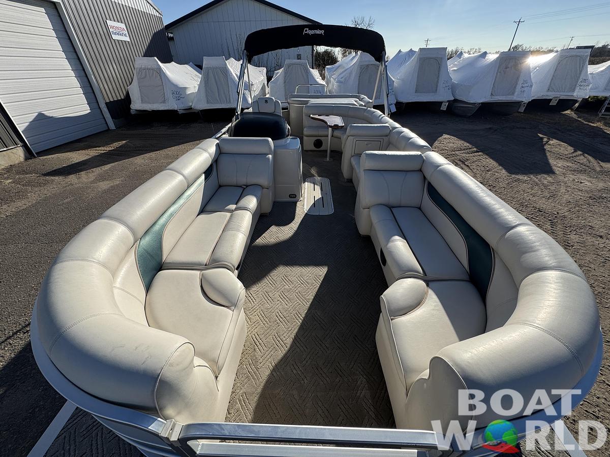 Used 2003 Premier 230 Grand Majestic Tri-toon Pontoon & 200HP Honda 4-Stroke EFI