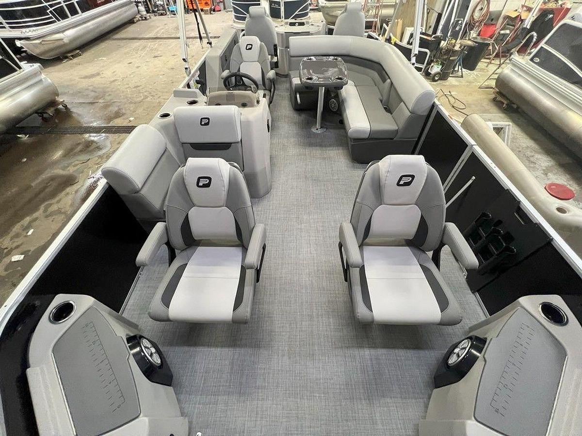 2025 Princecraft 21 Sportfisher 4-S Quad Fish Pontoon & Mercury 4-Stroke EFI