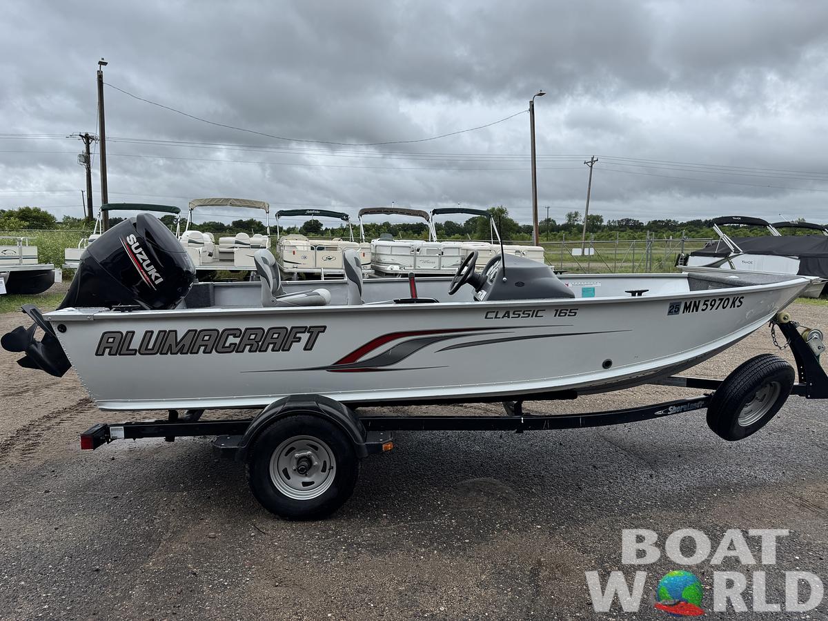 Used 2011 Alumacraft  Classic 165 with 70HP Suzuki Fourstroke EFI