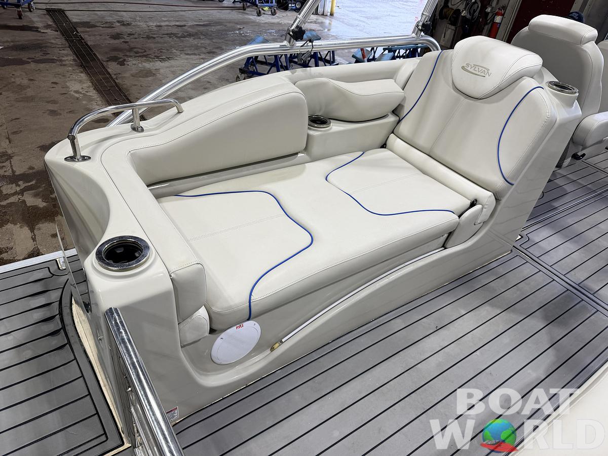 Used 2017 Sylvan S3 Rear Lounge with Sport Tower & 150HP Yamaha SHO VMAX - $39,995