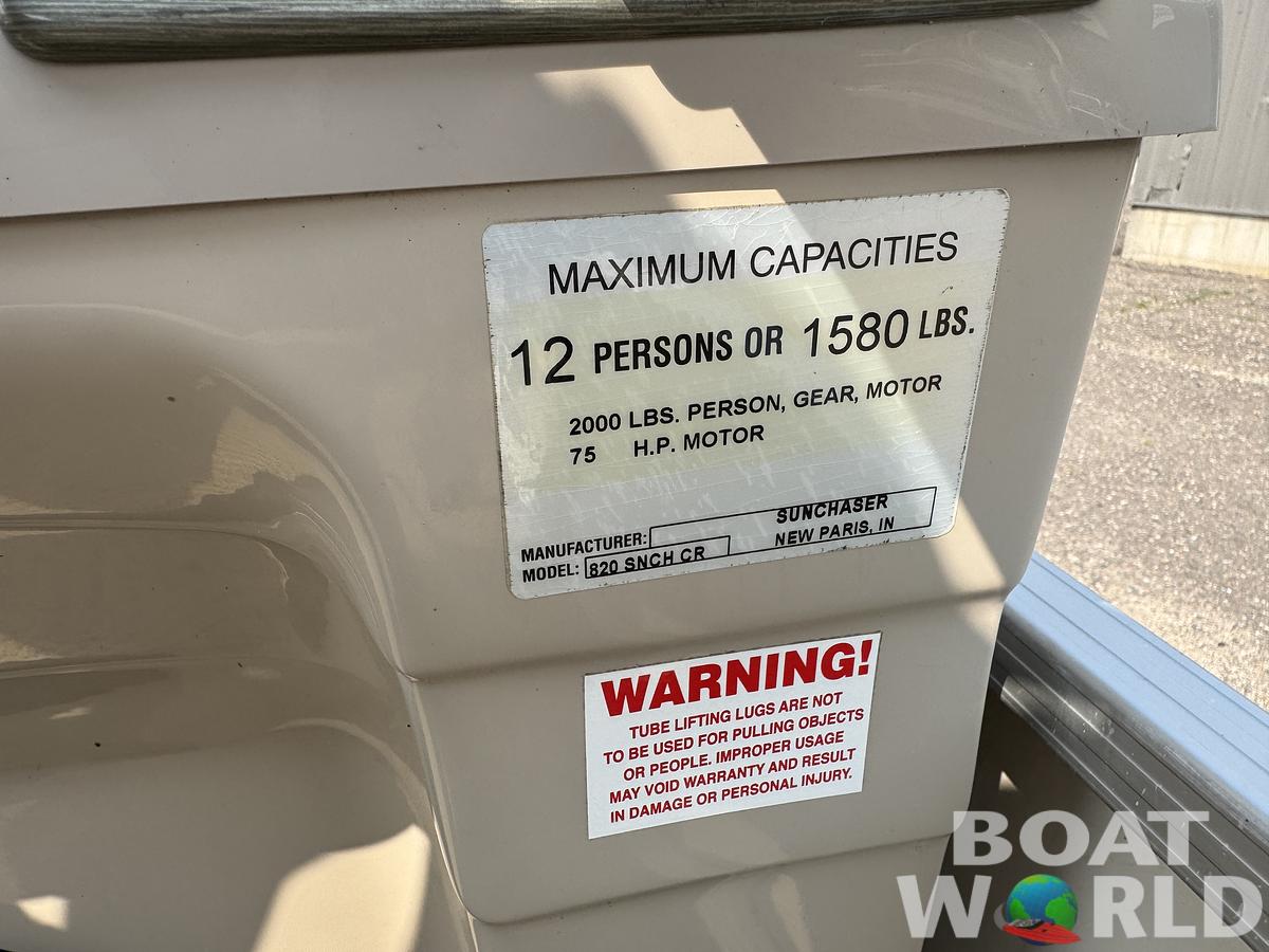 Used 2006 Smokercraft SunChaser 820 Pontoon