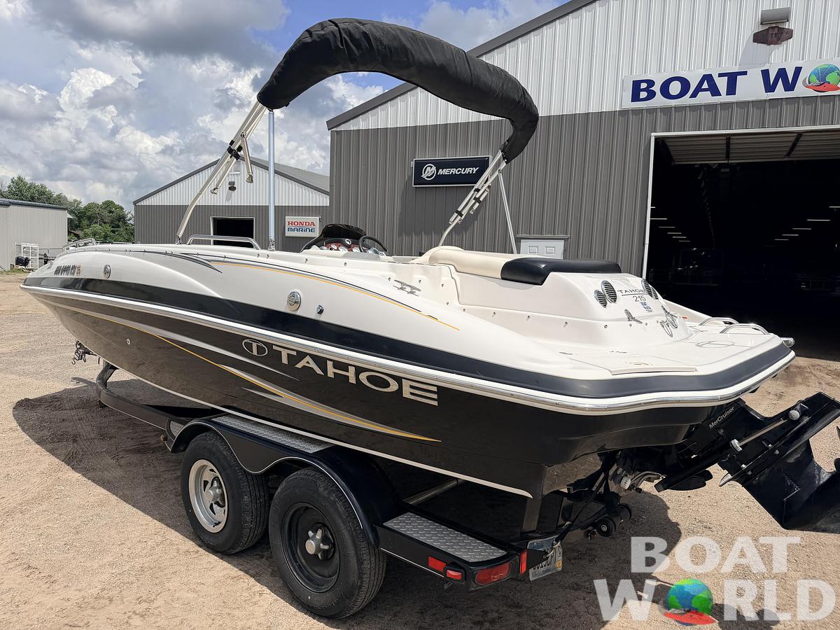 Used 2011 Tahoe 215 Xi Deck Boat & 220HP Mercruiser V8 -$17,995