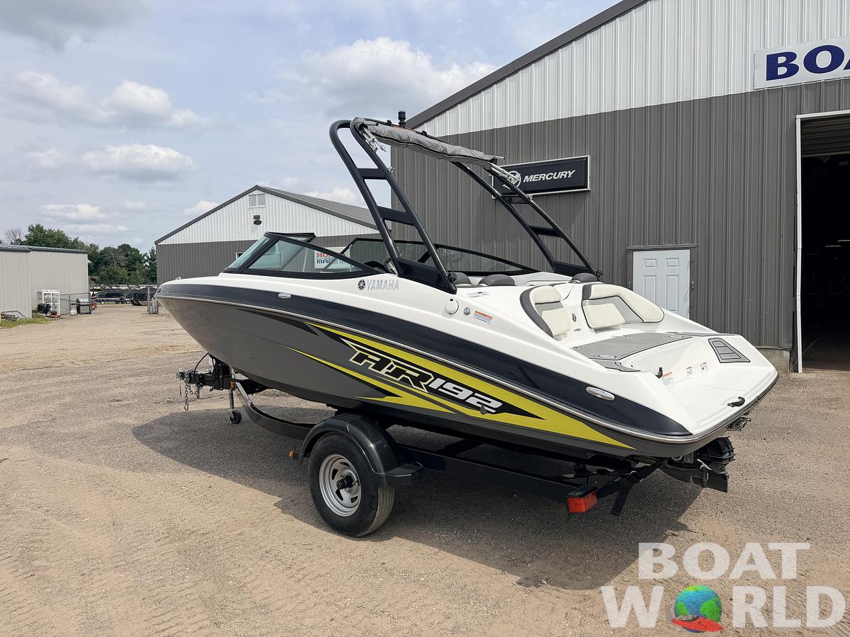 Used 2016 Yamaha AR192 Jet Boat 210HP Supercharged 1.8L & Single Axle Trailer -$29,995