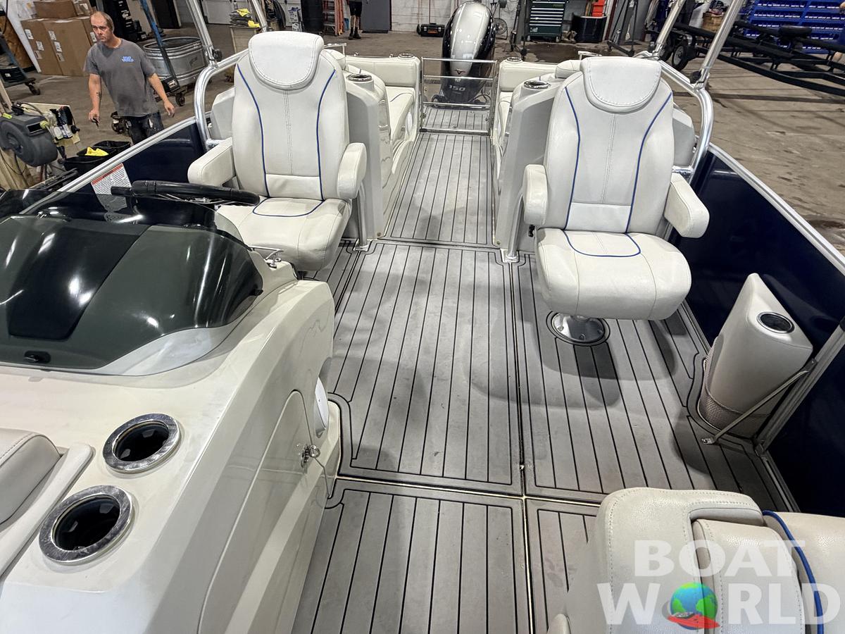 Used 2017 Sylvan S3 Rear Lounge with Sport Tower & 150HP Yamaha SHO VMAX - $39,995