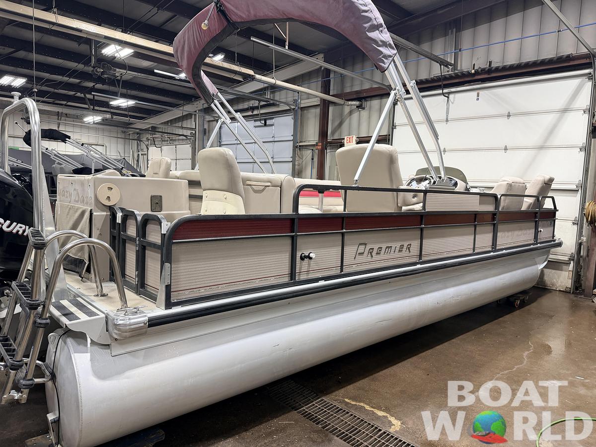 Used 2007 Premier 251 Cast-a-Way Fish & Cruise Pontoon & 115HP Mercury 4Stroke - $19,995