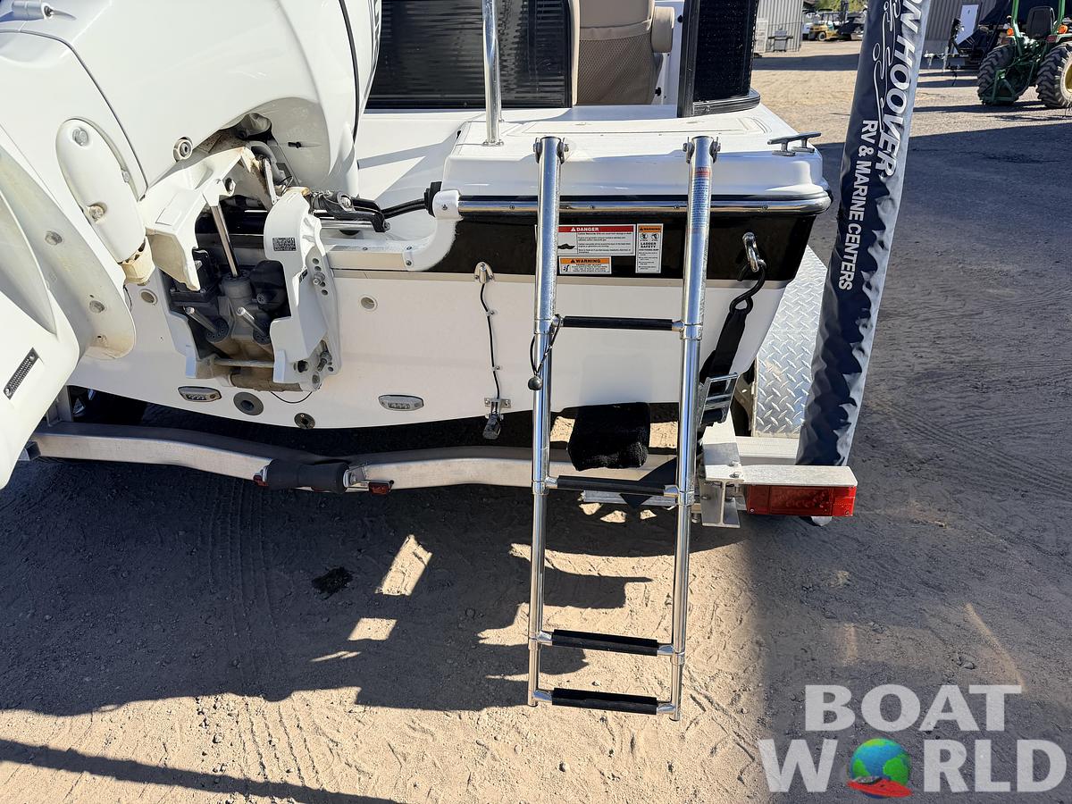 Used 2021 Hurricane Fun Deck 198 with 140HP Suzuki & Tandem Axle Trailer -$31,995