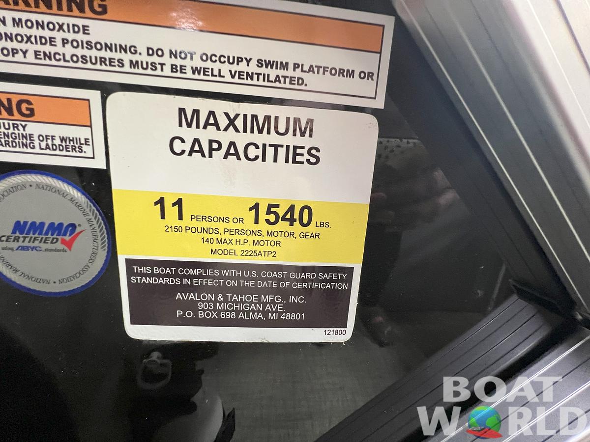 2025 Tahoe Pontoons LTZ 2385 Swingback (VRB) & Honda 4-Stroke EFI