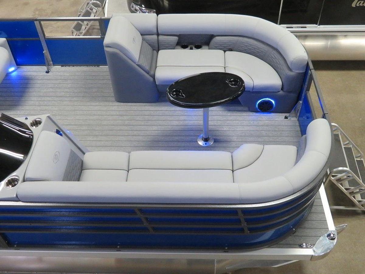 2023 Montego Bay ST8524 Swingback Tritoon Deluxe Pontoon & Honda 200HP 4-Stroke EFI