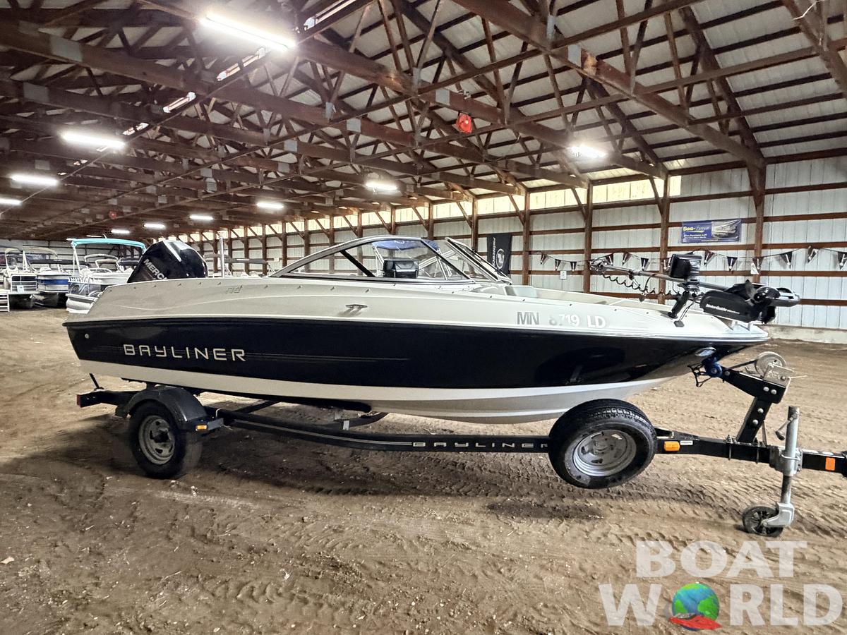 Used 2013 Bayliner 170 Fish & Ski with Single Axle Trailer & 115HP Mercury 4Stroke - $12,995