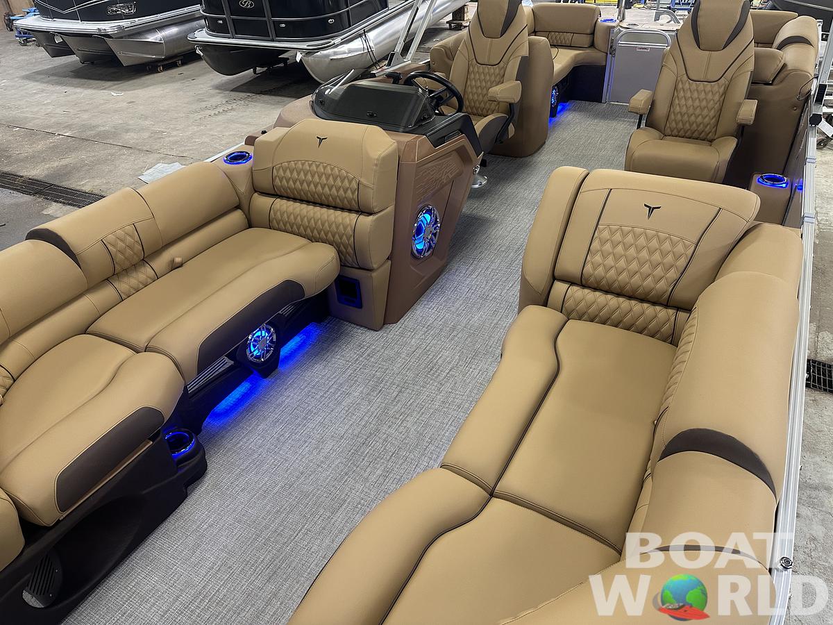 2025 Tahoe Pontoons Cascade 2385 Quad Lounge & Honda 4-Stroke EFI