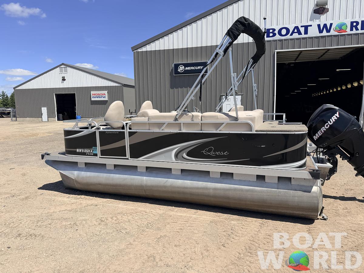 Used 2013 Qwest 7516 Adventure & 40HP Mercury 4Stroke - $16,995