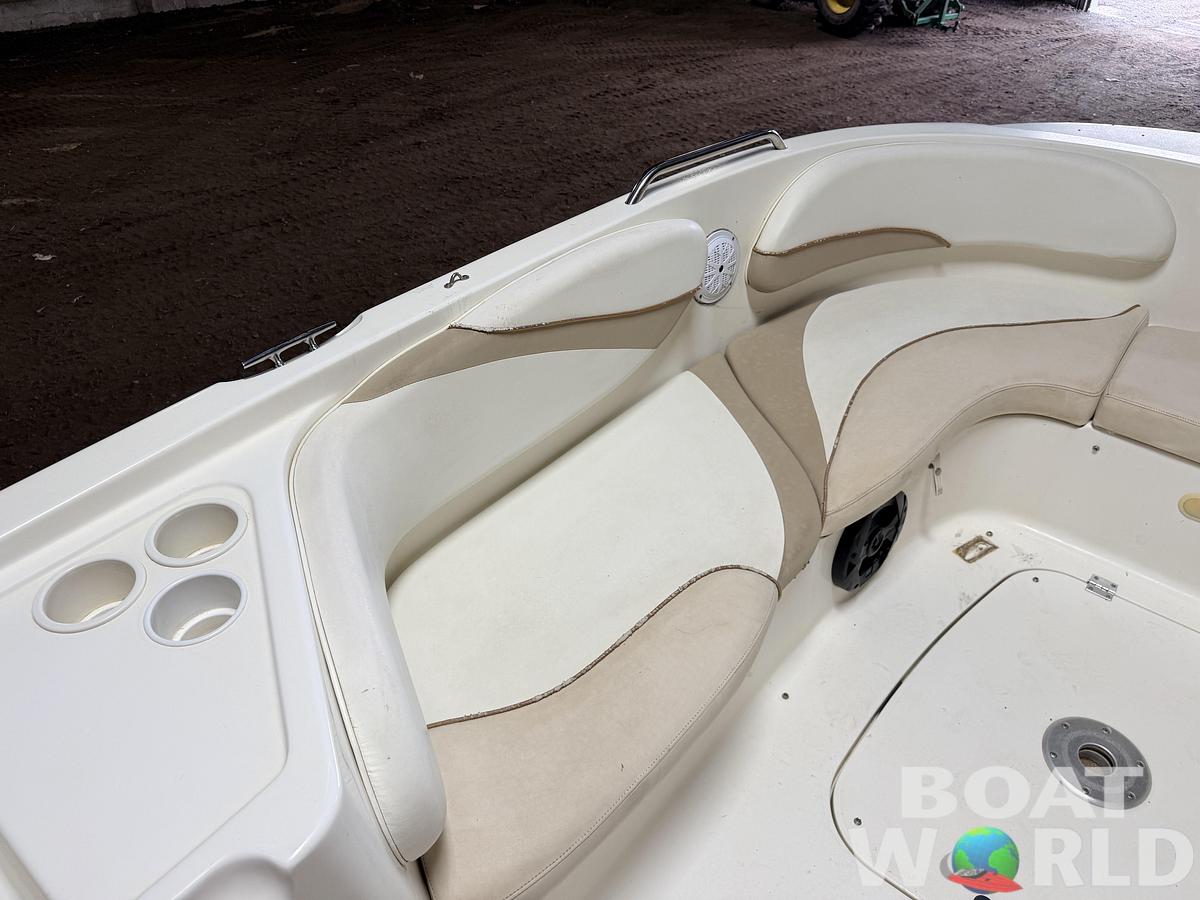 Used 2003 Glastron DX215 Deck Boat & 220HP 5.0L Volvo/Penta with Tandem Axle Trailer -$9,995