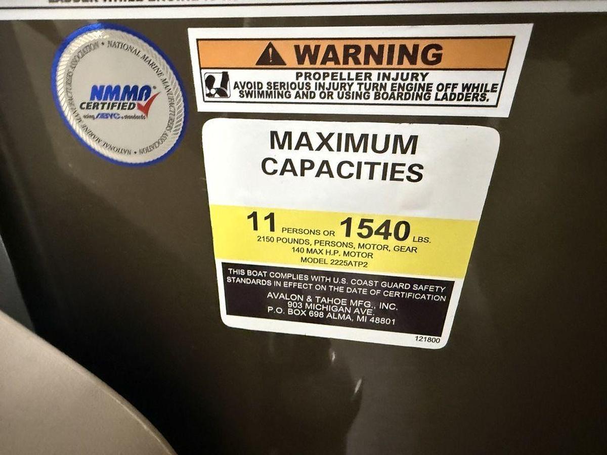 2025 Tahoe Pontoons LTZ 2385 Quad Lounge & Honda 4-Stroke EFI