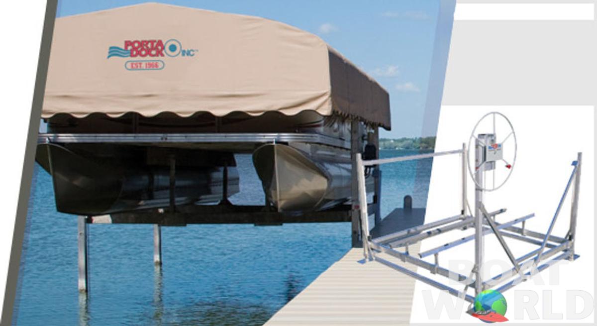 4000# Pontoon & Boat Lift 120" Wide