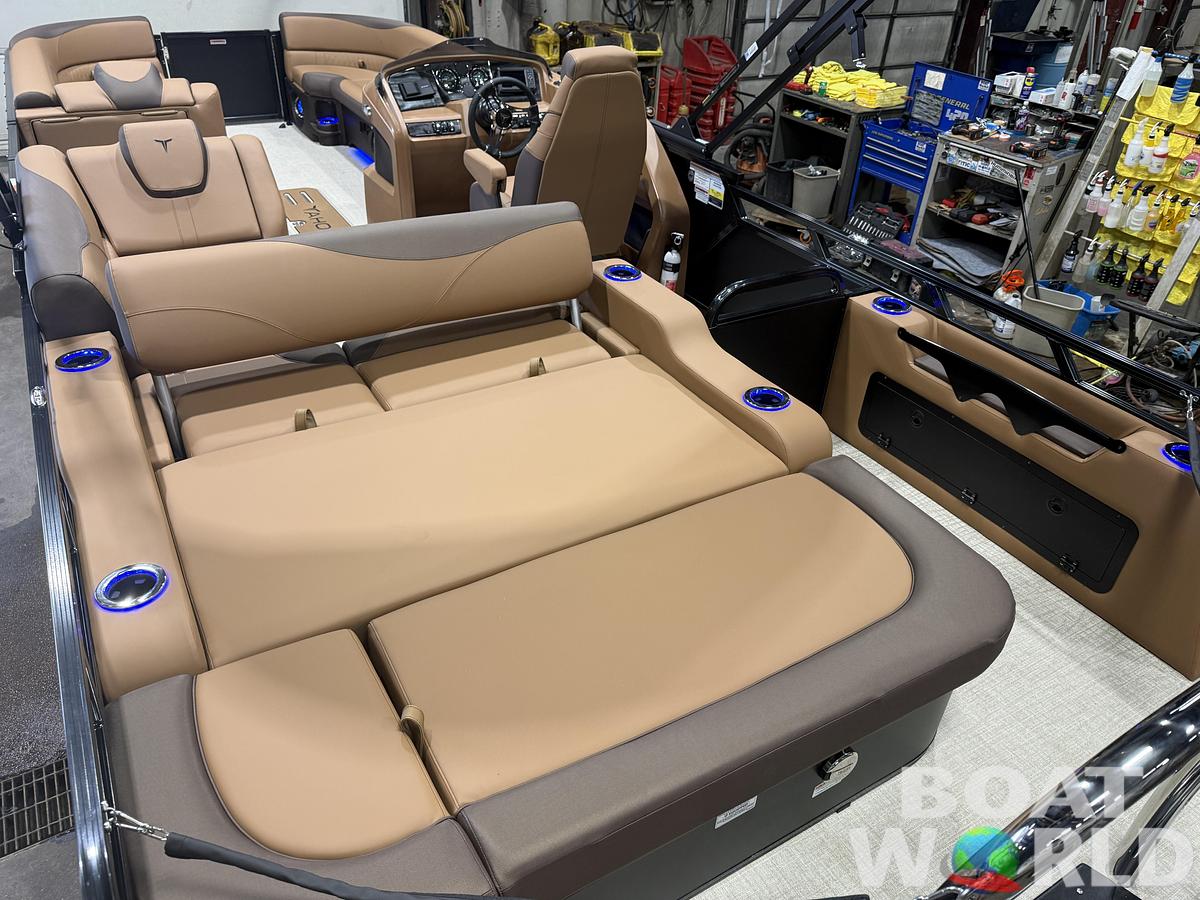 2027 Tahoe LTZ 300HP VRB 2585 Swingback Tritoon $74,995