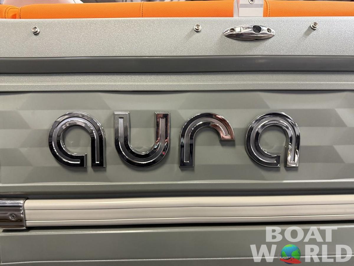 2025 Tahoe Pontoons Aura 1985 Quad Lounge & 50HP 4-Stroke EFI