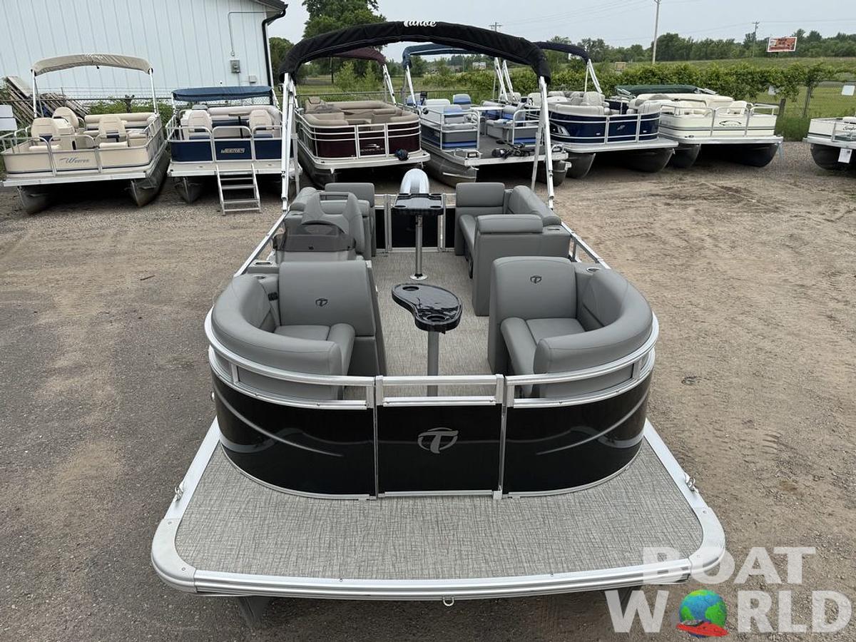 Used 2021 Tahoe Pontoons SLT 18' Quad Lounge & Honda 60HP 4-Stroke EFI