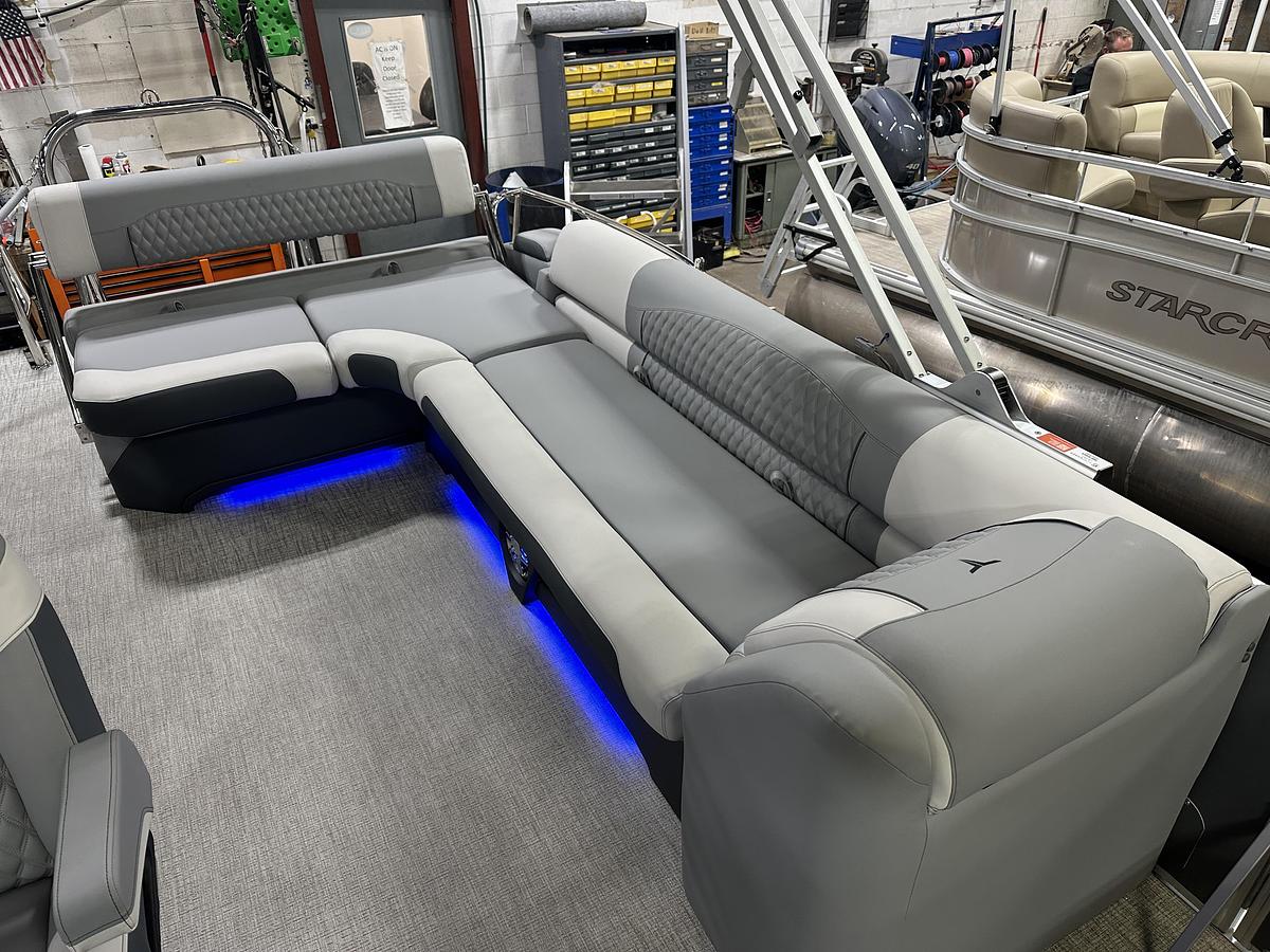 2025 Tahoe Pontoons Cascade 2385 Cruise Rear Bench Tritoon & Honda 225HP 4-Stroke EFI