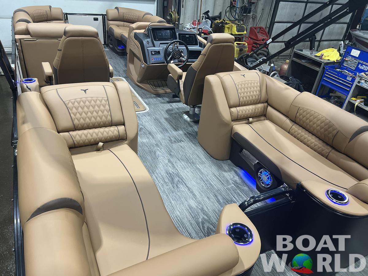 2026 Tahoe Pontoons Cascade 2385 Quad Lounge Tritoon