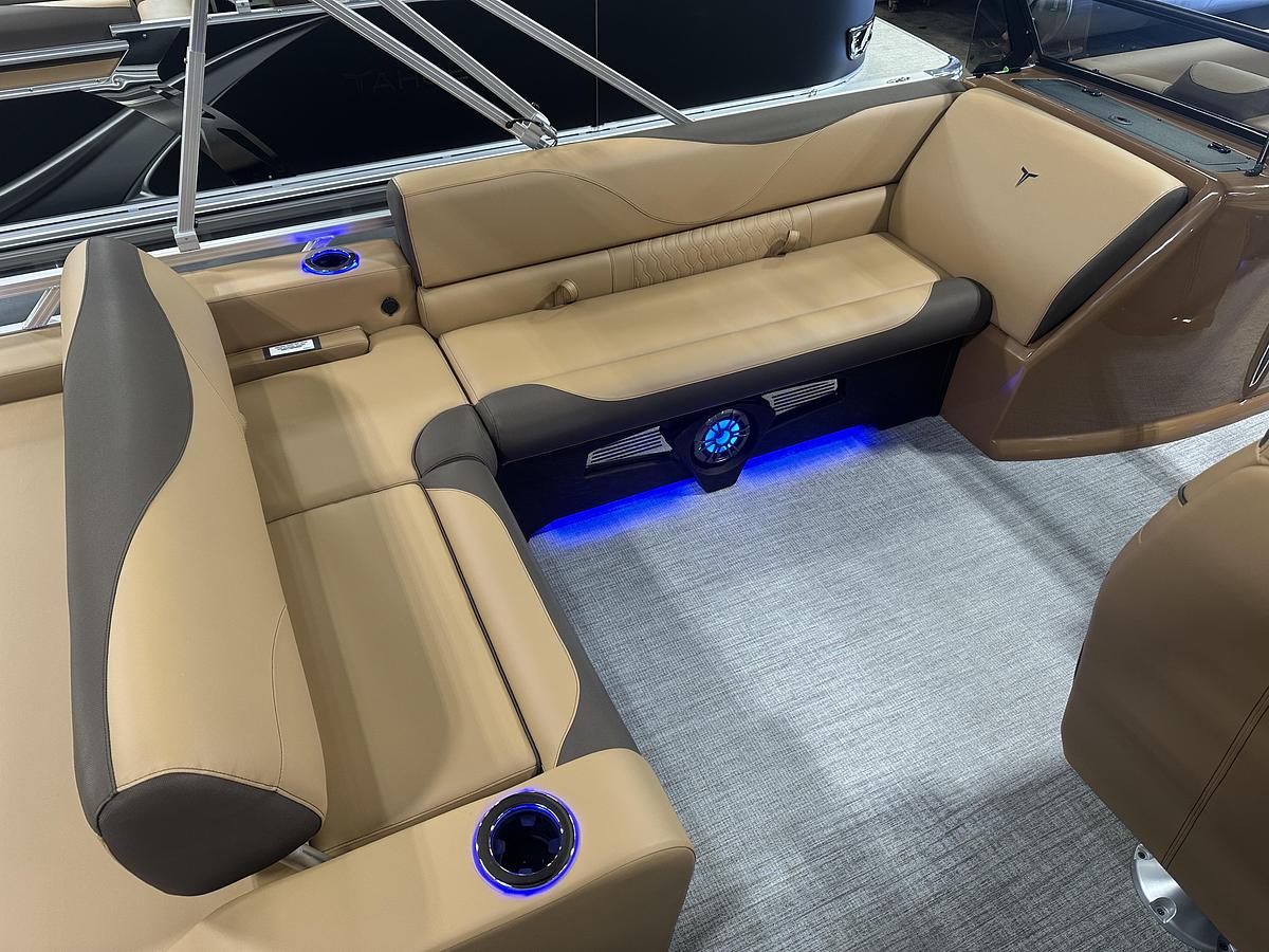 2025 Tahoe Pontoons LTZ 2385 Swingback (VRB) Windshield Tritoon & Honda 4-Stroke EFI