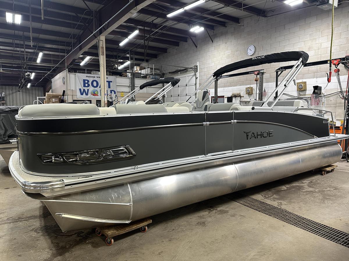 2025 Tahoe Pontoons Cascade 2385 Cruise Rear Bench Tritoon & Honda 225HP 4-Stroke EFI