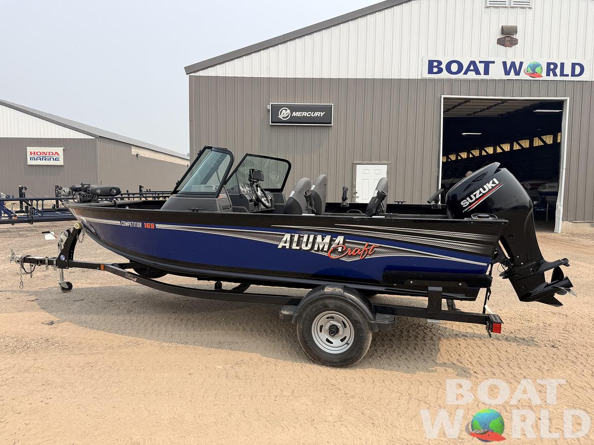 Used 2017 Alumacraft Competitor 165 Sport & 90HP Suzuki 4Stroke -$24,995