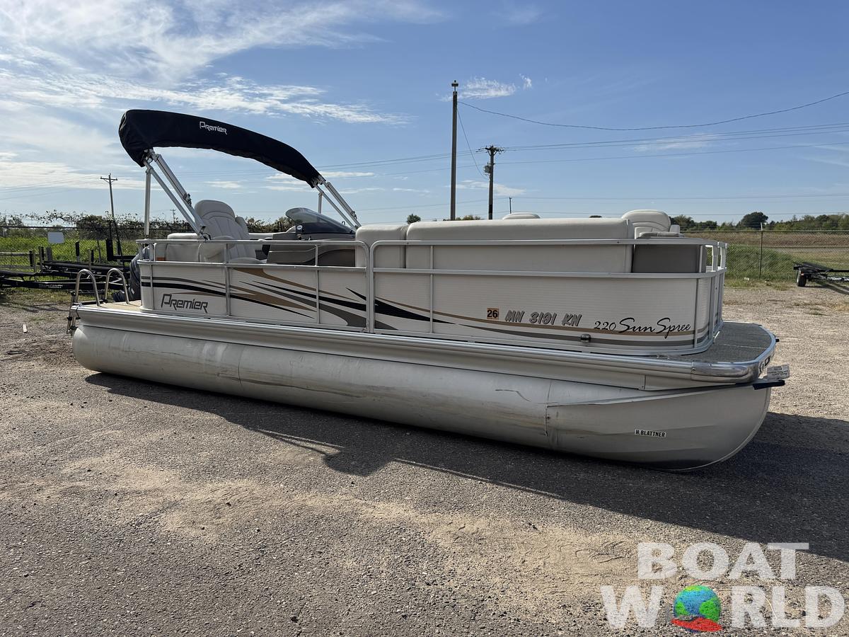 Used 2009 Premier 220 SunSpree DL Pontoon