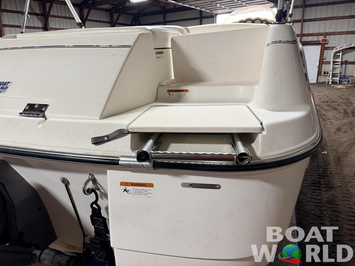 Used 2003 Glastron DX215 Deck Boat & 220HP 5.0L Volvo/Penta with Tandem Axle Trailer -$9,995