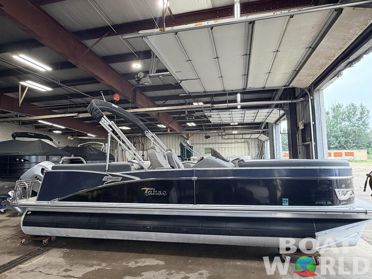 Used 2022 Tahoe Pontoons Cascade 2385 Quad Lounge Tritoon & 200HP Honda 4Stroke -$49,995