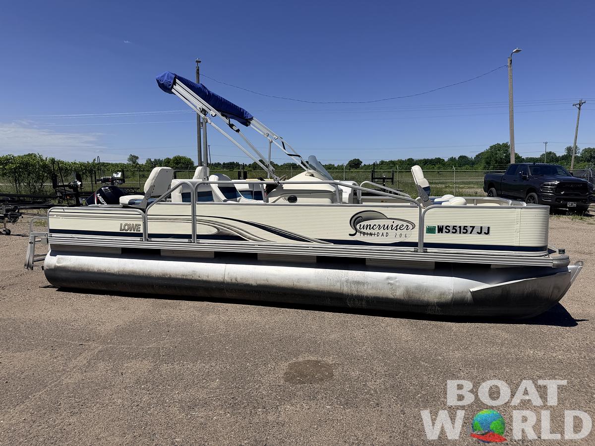 Used 2001 Lowe SunCruiser Trinidad 204 & 50HP Mercury 4Stroke -$11,995
