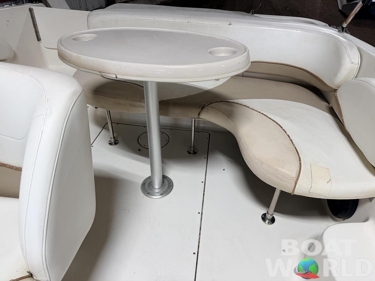 Used 2003 Glastron DX215 Deck Boat & 220HP 5.0L Volvo/Penta with Tandem Axle Trailer -$9,995