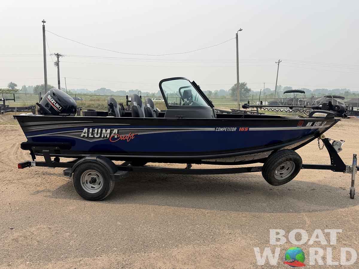 Used 2017 Alumacraft Competitor 165 Sport & 90HP Suzuki 4Stroke -$24,995