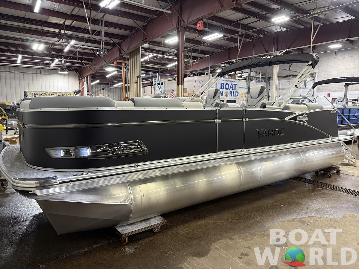 2025 Tahoe Pontoons Cascade 2385 Quad Lounge Tritoon & Honda 4-Stroke EFI