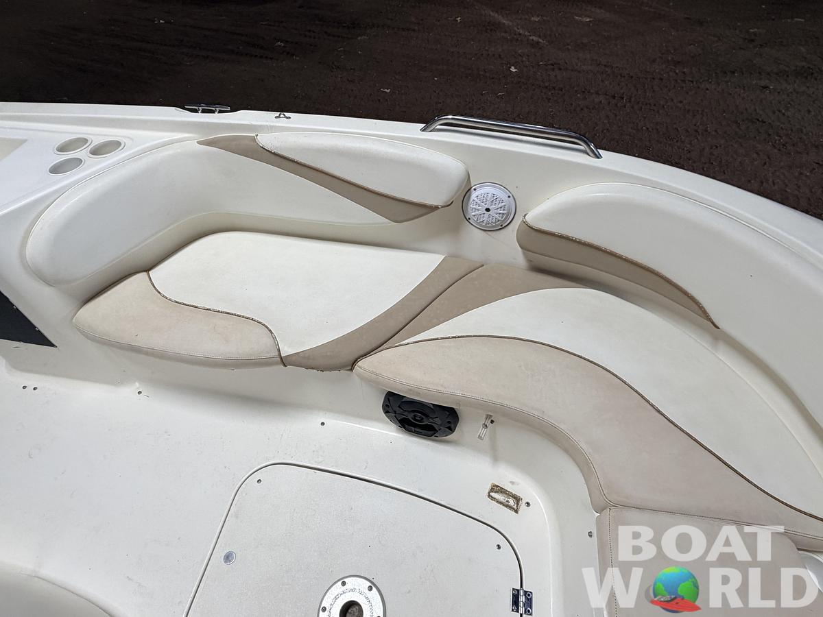 Used 2003 Glastron DX215 Deck Boat & 220HP 5.0L Volvo/Penta with Tandem Axle Trailer -$9,995