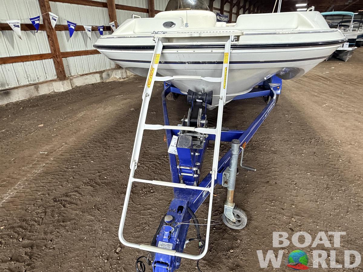 Used 2003 Glastron DX215 Deck Boat & 220HP 5.0L Volvo/Penta with Tandem Axle Trailer -$9,995