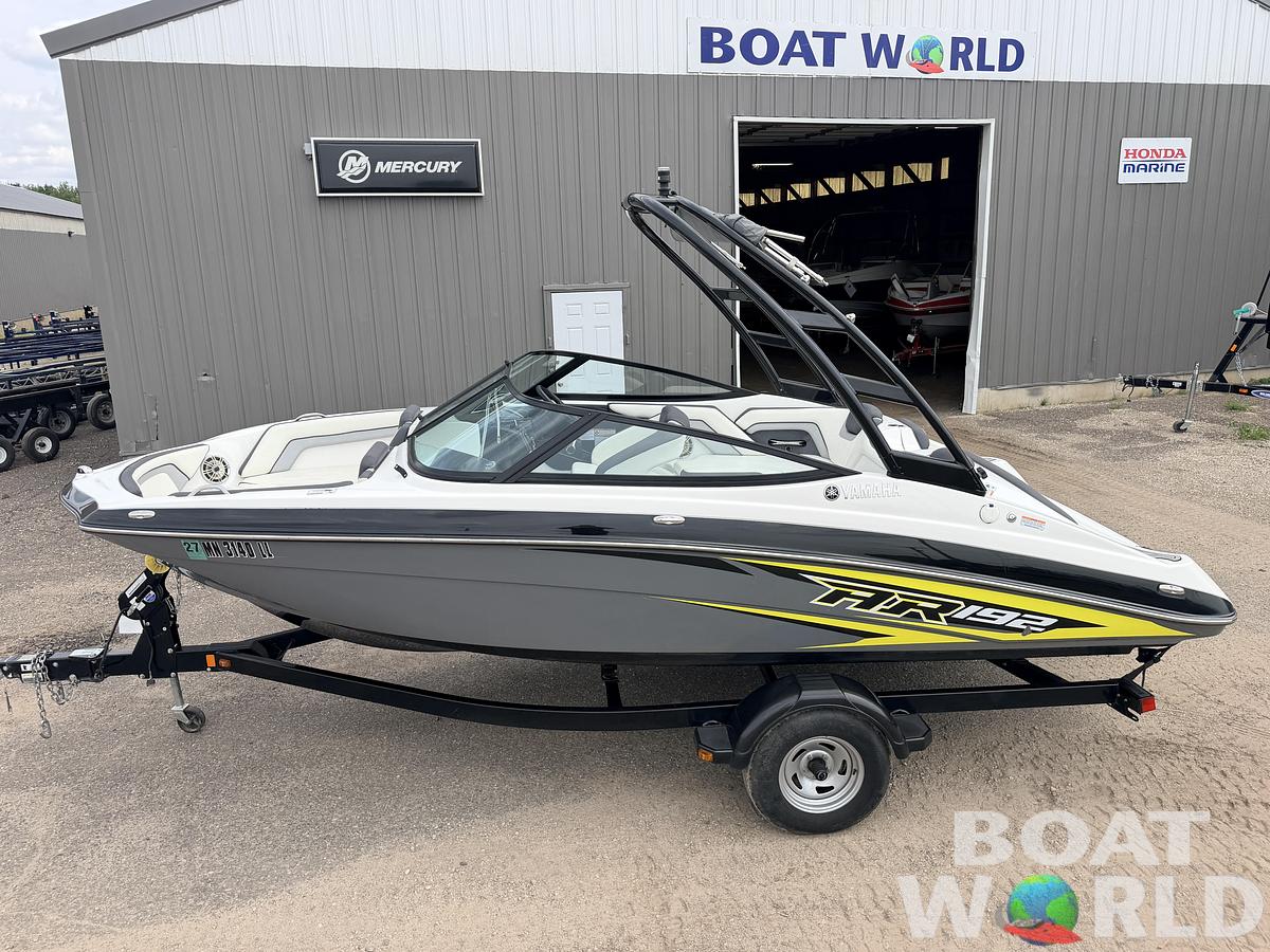 Used 2016 Yamaha AR192 Jet Boat 210HP Supercharged 1.8L & Single Axle Trailer -$29,995