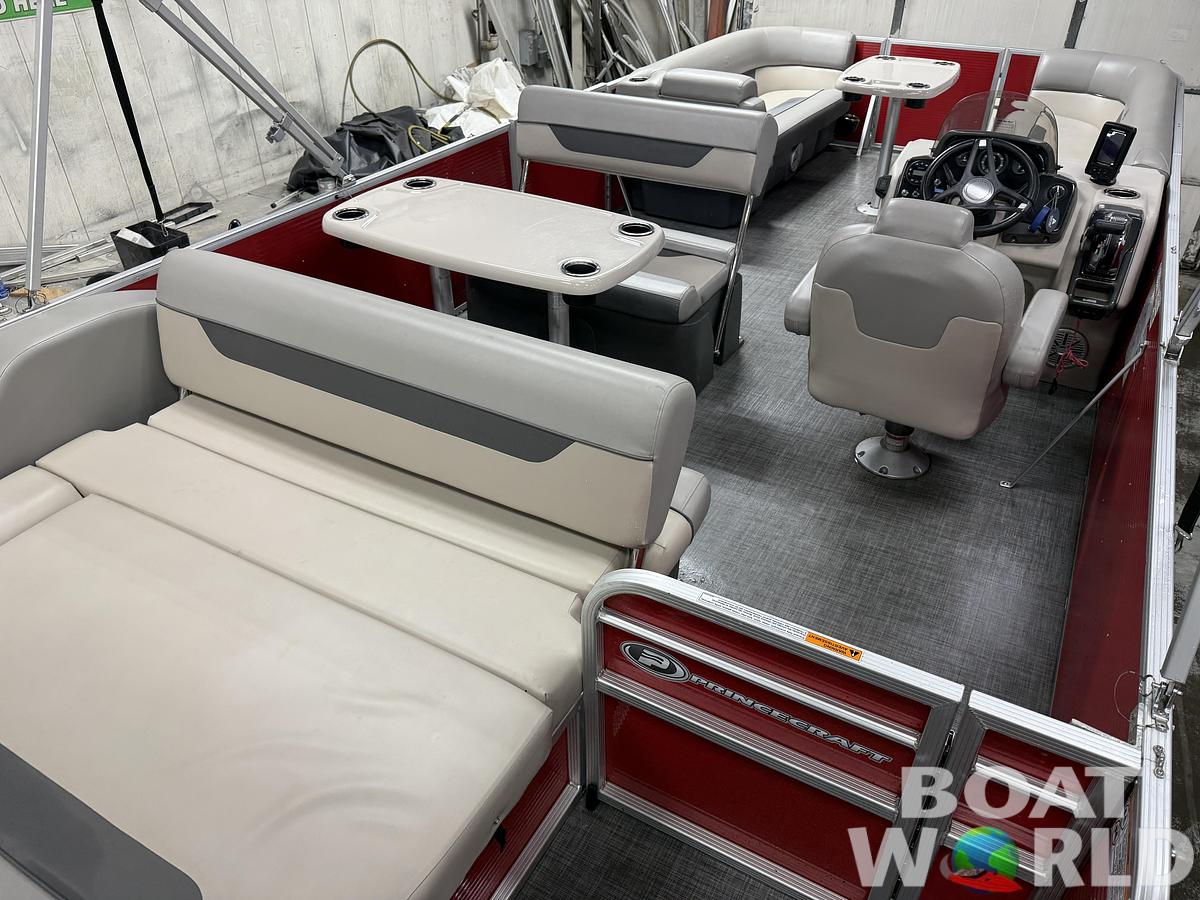 Used 2021 Princecraft Vectra 23 RL Dinette Swingback Pontoon & 115HP